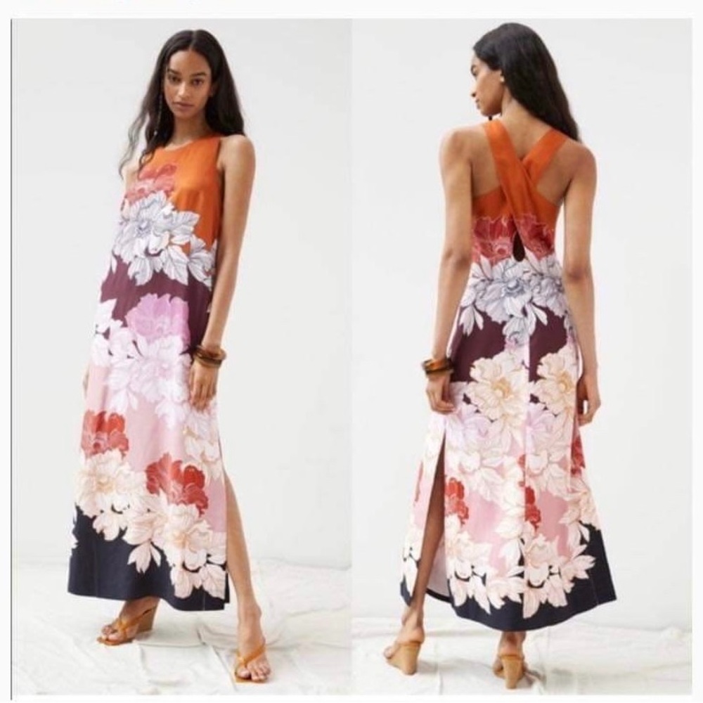 ByAnthropologie floral maxi dress
